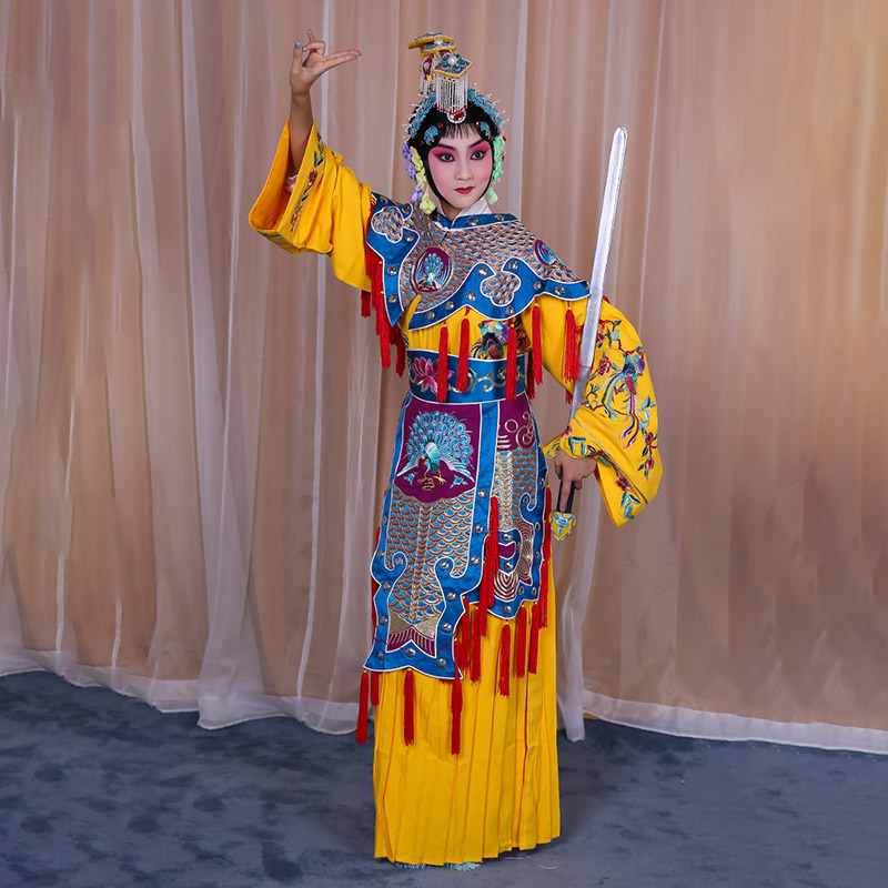 仙桃霸王别姬虞姬服 软绉别姬服