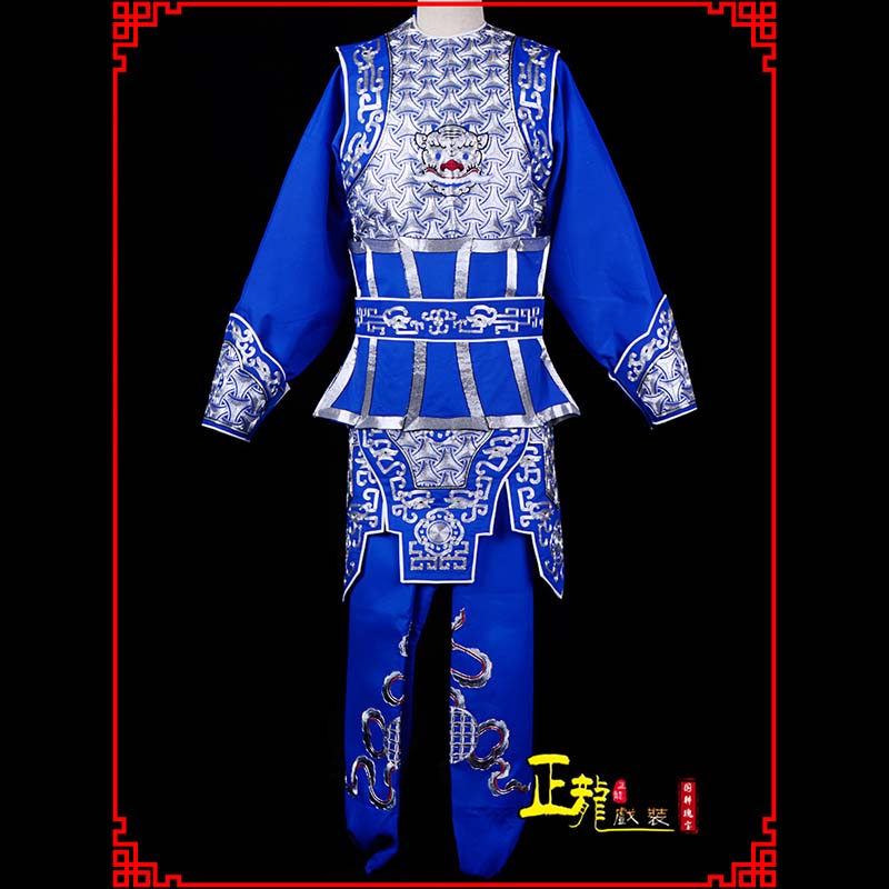 仙桃武生戏服云肩侉子男兵衣